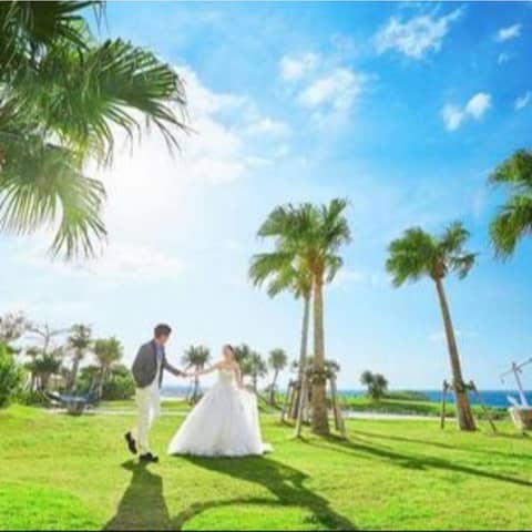 アートグレイス オーシャンフロントガーデンチャペル 沖縄|ベストブライダルリゾート