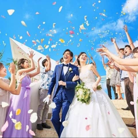 【沖縄婚×披露宴】挙式+30名披露宴プラン◎お色直しも可能◎