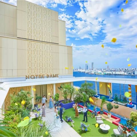 ノートルダム大阪ONE|海と空が彩る 大阪ベイサイドウエディング【公式】