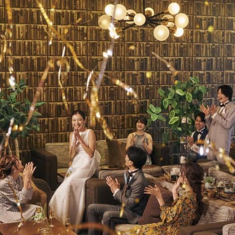 【2次会パーティプラン】挙式+披露宴後のそのまま2次会プラン