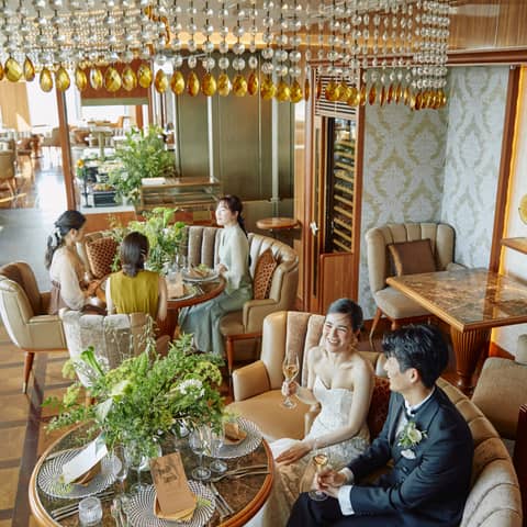 【~40名◇お料理重視】地上130mの眺望レストランでプライベートWD