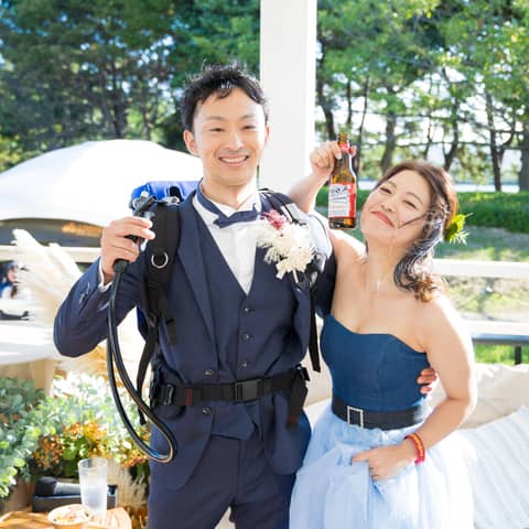 【80名~/37万円OFF】ガーデン挙式&ゲストいっぱいパーティ