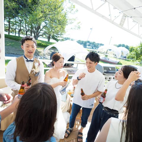 【80名~/37万円OFF】ガーデン挙式&ゲストいっぱいパーティ