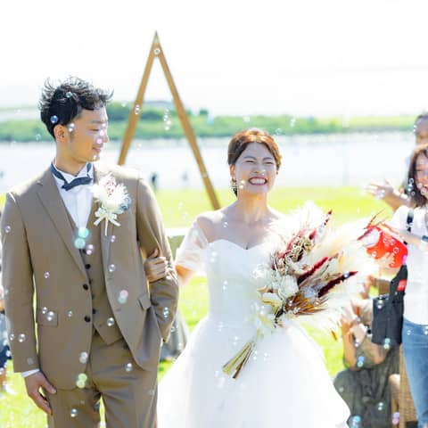 【80名~/37万円OFF】ガーデン挙式&ゲストいっぱいパーティ