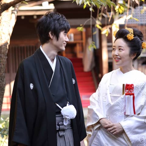 【代々木八幡宮】東京の神前式で上質なアンティーク和装を|【公式】アントワープブライダル