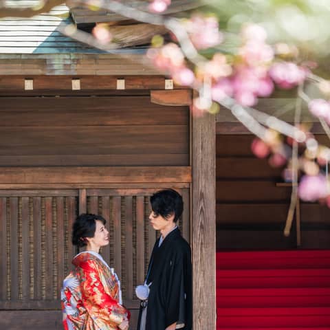 【代々木八幡宮】東京の神前式で上質なアンティーク和装を|【公式】アントワープブライダル