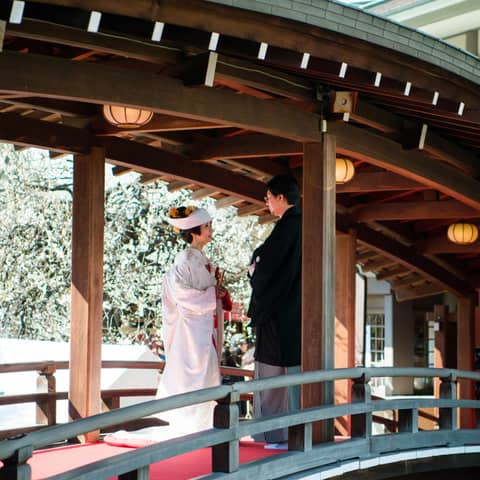 【代々木八幡宮】東京の神前式で上質なアンティーク和装を|【公式】アントワープブライダル