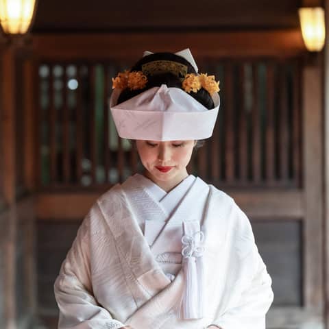 【代々木八幡宮】東京の神前式で上質なアンティーク和装を|【公式】アントワープブライダル