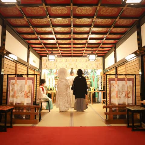 【代々木八幡宮】東京の神前式で上質なアンティーク和装を|【公式】アントワープブライダル