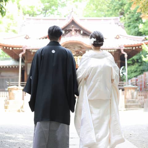 【代々木八幡宮】東京の神前式で上質なアンティーク和装を|【公式】アントワープブライダル