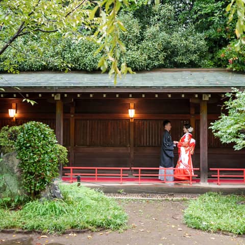 【代々木八幡宮】東京の神前式で上質なアンティーク和装を|【公式】アントワープブライダル