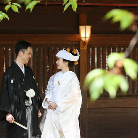 【代々木八幡宮】東京の神前式で上質なアンティーク和装を|【公式】アントワープブライダル