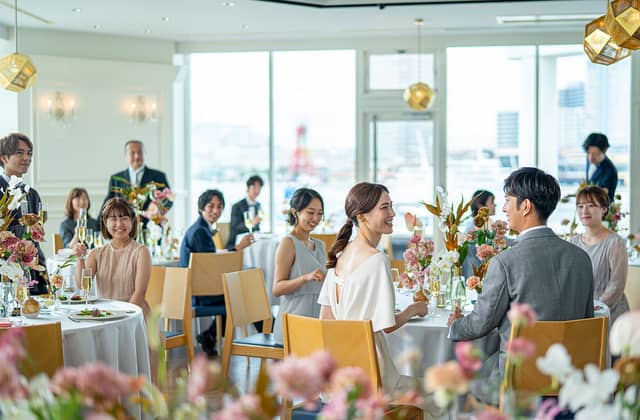 神戸で1日1組の貸切結婚式ならオーシャンプレイス