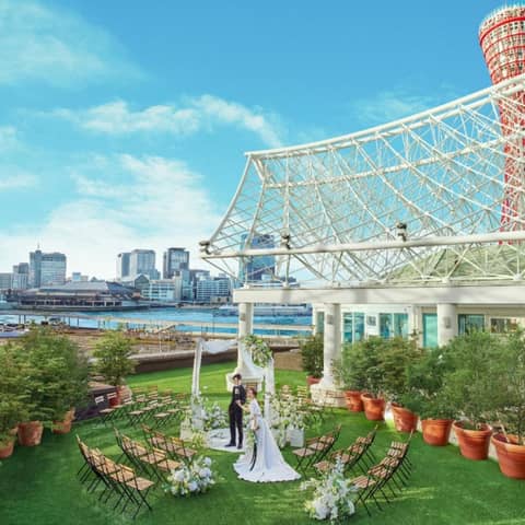 神戸で1日1組の貸切結婚式ならオーシャンプレイス