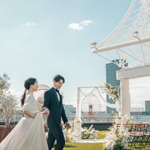 神戸で1日1組の貸切結婚式ならオーシャンプレイス