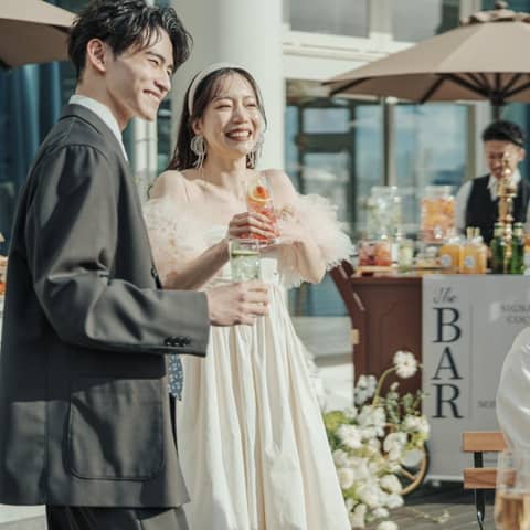 神戸で1日1組の貸切結婚式ならオーシャンプレイス