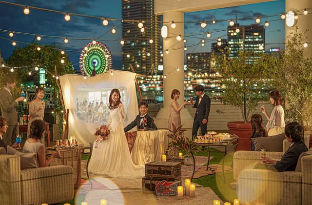 神戸で1日1組の貸切結婚式ならオーシャンプレイス