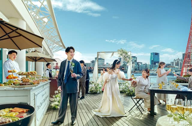 神戸で1日1組の貸切結婚式ならオーシャンプレイス