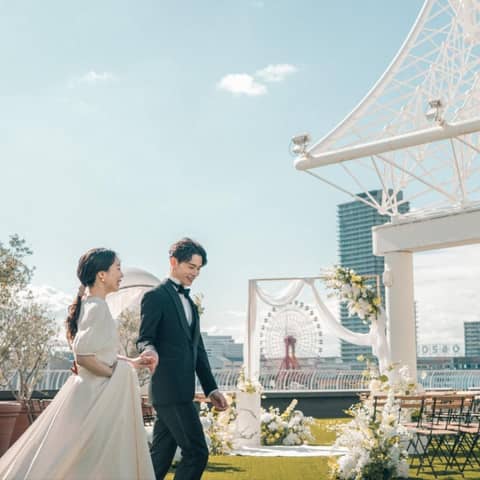 神戸で1日1組の貸切結婚式ならオーシャンプレイス