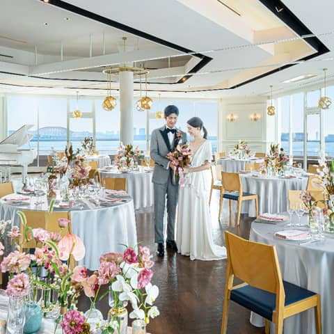 神戸で1日1組の貸切結婚式ならオーシャンプレイス