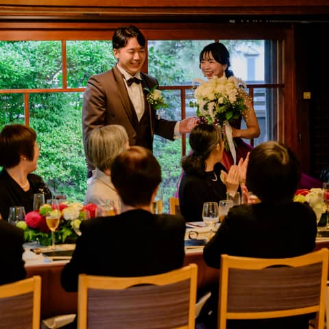 【披露宴のみ撮影付きプラン】大切な方をお招きして感謝を伝える~洋装~