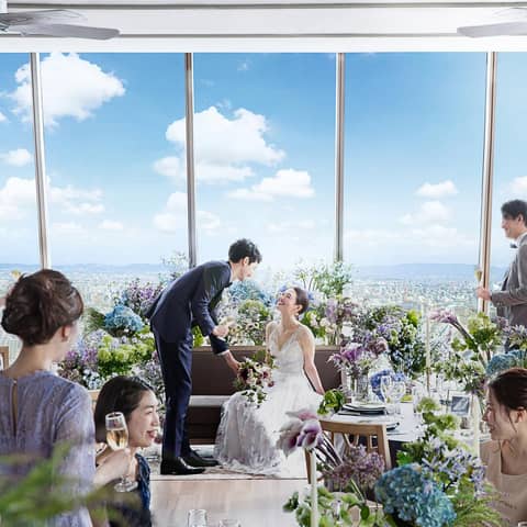 【公式】MAISON 8(メゾンエイト)|名古屋駅直結・地上180mの光溢れる天空ウェディング