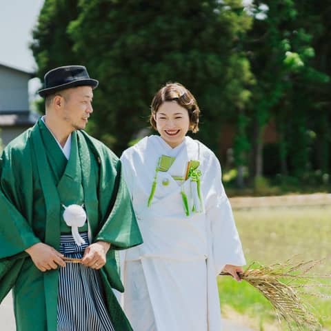 ご親族神社婚→友人1.5次会|50名120万|2部制