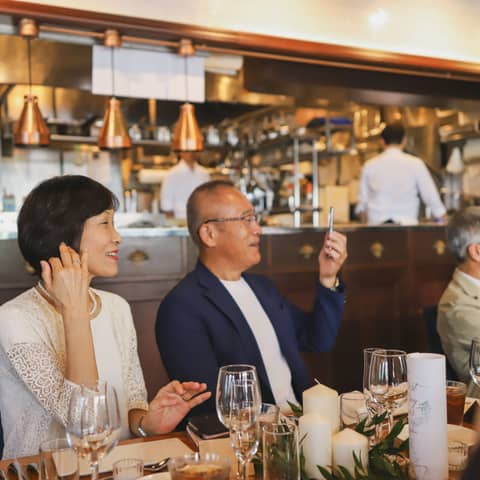 お料理重視|No.1フルコースでゲストへのおもてなし|50名122万