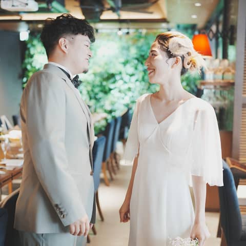 【格安】10名48万♪着席フルコース、衣装、ヘアメイク、装花付