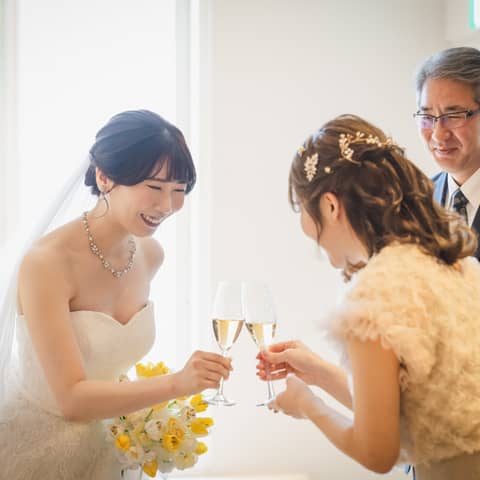 挙式とパーティーで90分!カジュアル立食プラン♪