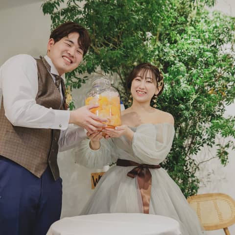 《一番人気》肩肘張らない自由でカジュアルなカフェウェディング♪