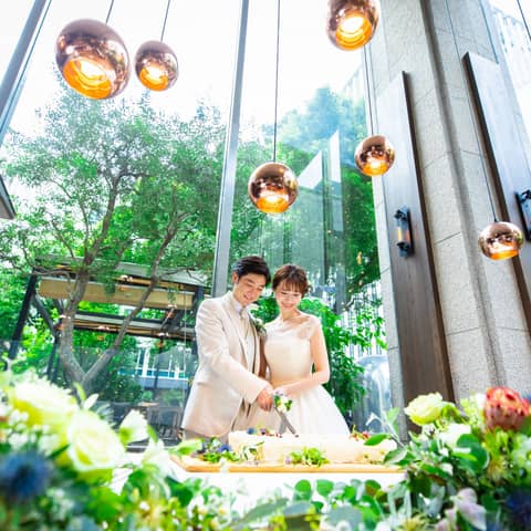 【緑溢れる会場でカジュアルなパーティー♪】40人36万円~