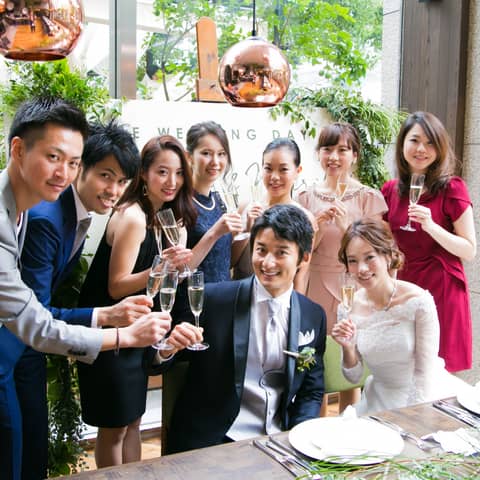 【緑溢れる会場でカジュアルなパーティー♪】40人36万円~