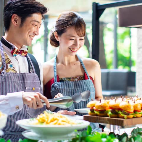 【お料理にこだわるパーティ】美食ブッフェプラン♪60人48万円~