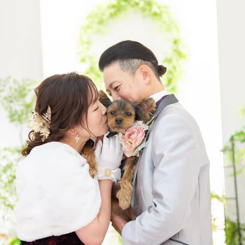 【ペットウェディング】1日1組限定で大切なペットと一緒に結婚式★