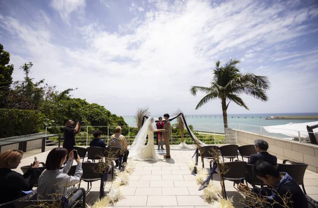 瀬長島ホテルウエディング(ウミカジテラス)