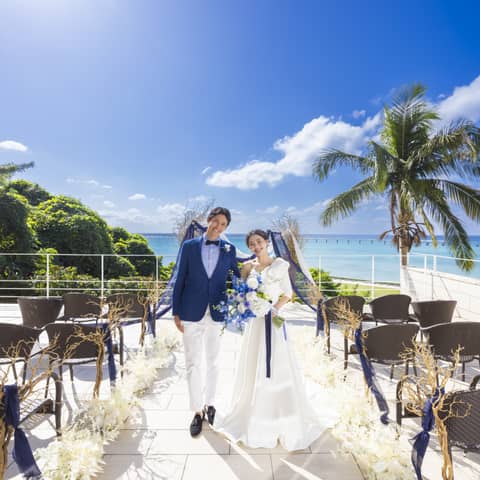 瀬長島ホテルウエディング(ウミカジテラス)