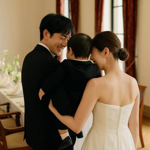 【パパママ婚】お子様のお披露目を兼ねたアットホームパーティプラン