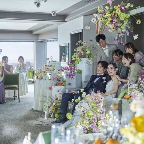 《新登場!80名様プラン》ゆったり過ごせるホテルウエディング