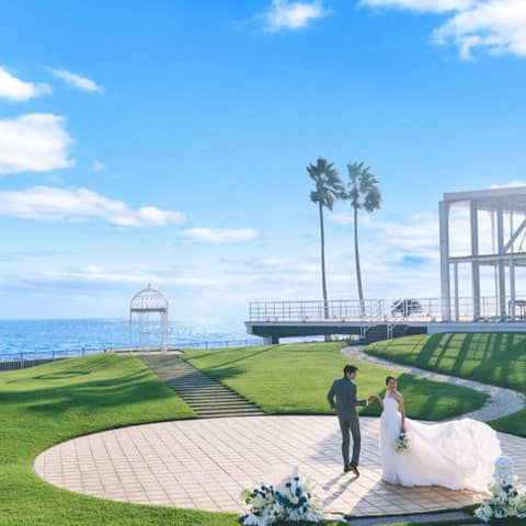 【2027年4~5月*マリブホテル宿泊付】海風感じるガーデン婚