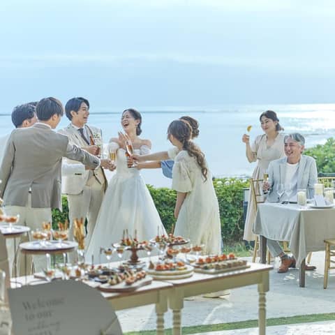 【最大120名145万~】大人数リゾート婚がお得に叶う*2部制プラン