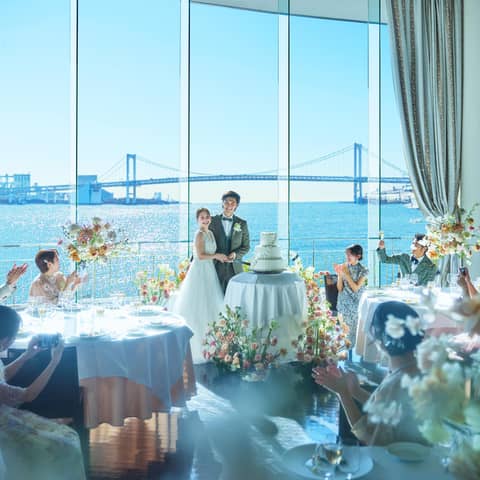 【ウェディング公式】T'SUKI sur la mer(ツキ シュール ラ メール)|東京・竹芝