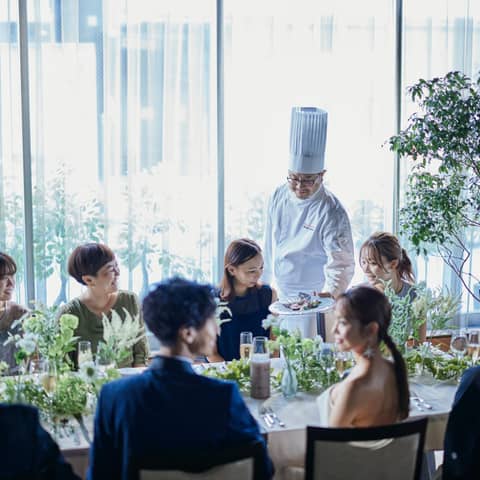 【二部制プラン150万円~】家族婚10名&友人パーティー20名