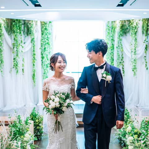 【二部制プラン150万円~】家族婚10名&友人パーティー20名