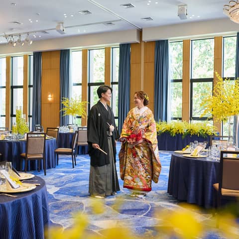 【5組和婚挙式限定】日本古来からの《和婚式》は清水園へ