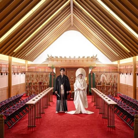 【挙式プラン】大聖堂でのキリスト式or館内神殿での神前式が叶う！