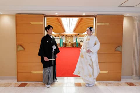 【30名～】和の温もりに包まれる館内神前挙式と絶景スカイウェディング