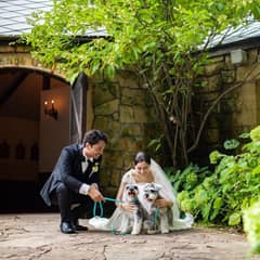 【ワンちゃんと結婚式】挙式はもちろん披露宴も参加OK！