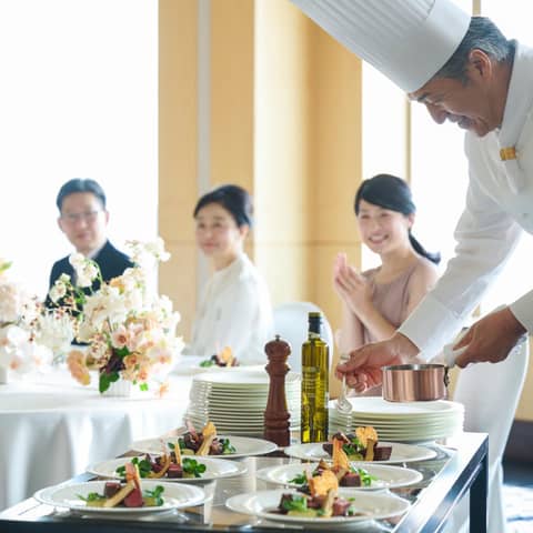 【フォト＆会食】宿泊特典付き◆衣裳＋美容＋料理込み（100万円優待）