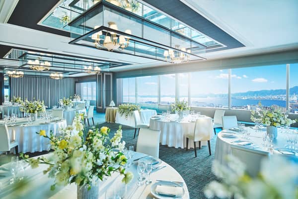 【公式】ホテルプラザ神戸 結婚式|空と海のガーデンウェディング